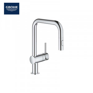 GROHE 高儀MINTA 側把手廚房龍頭伸縮龍頭32918 – 德意衛浴